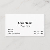 2019 Persoonlijke fotokalenders Visitekaartje (Achterkant)