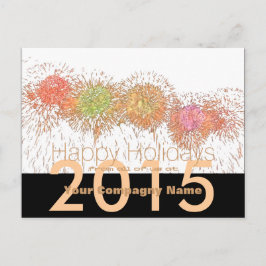 2019 prettige feestdagen Aangepast zakelijk Briefk Briefkaart