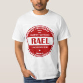 2019 Rael familie reünie T-shirt Red (Voorkant)