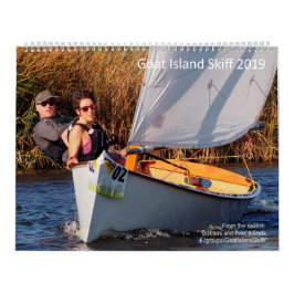 2019 Sail Boat Photo Calendar - Goat Island Skiffs Kalender