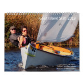 2019 Sail Boat Photo Calendar - Goat Island Skiffs Kalender (Hoes)