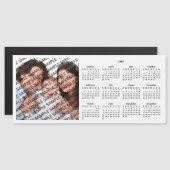 2019-serie Foto aangepaste kalender magneetkaart (Voorkant / Achterkant)
