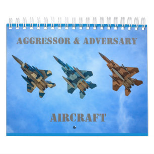 2019 US Aggressor and Advocate Vliegtuig Calendar Kalender