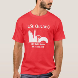 2019 Usk Chicago Schetsseminar T-shirt