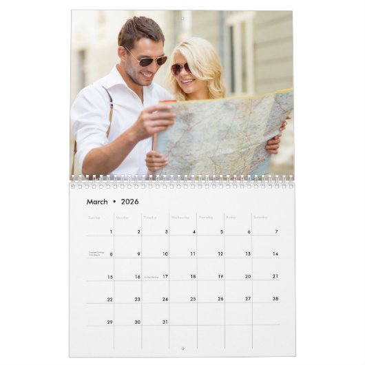 2019 Uw eigen fotokalender | Blauw Lijst Kalender (Mar 2026)
