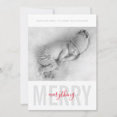 2019 VAKANTIE FOTO minimalist vrolijk alles Aankondiging (Voorkant)