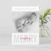 2019 VAKANTIE FOTO minimalist vrolijk alles Aankondiging (Staand voorkant)