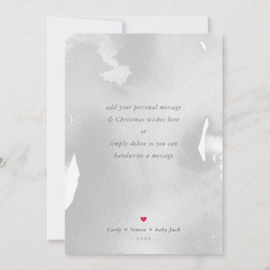 2019 VAKANTIE FOTO minimalist vrolijk alles Aankondiging (Achterkant)