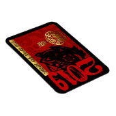 2019 Varkens Chinees jaar Zodiac Birthday H Magnet Magneet (Rechterzijde)