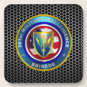 201e brigade van de militaire inlichtingendiensten bier onderzetter (Voorkant)