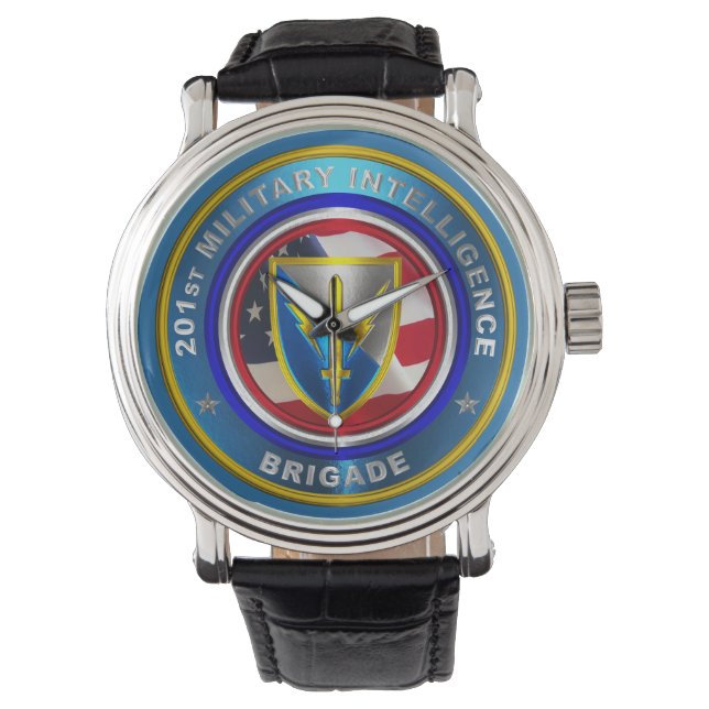201e brigade van de militaire inlichtingendiensten horloge (Voorkant)