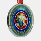 201e brigade van de militaire inlichtingendiensten metalen ornament (Rechts)