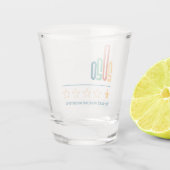 2020 1 ster zou geen nieuwjaar aanraden shot glas (Achterkant)