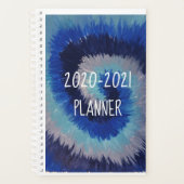 2020-2021 Blauwe kleurstof Planner (Voorkant)