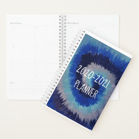 2020-2021 Blauwe kleurstof Planner (Display)