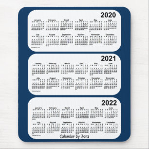 2020-2022 Politiedoos Blauw 3 jaar Agenda van Janz Muismat