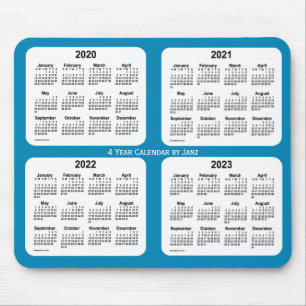 2020-2023 Steel Blue 4 Year Agenda van Janz Muismat