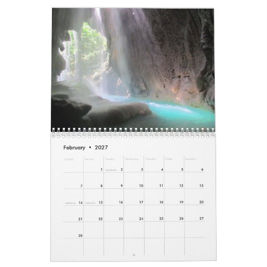 2020 Aangepaste agenda Kalender (Feb 2027)