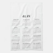 2020 Aangepaste foto-kalender Theedoek (Verticaal)