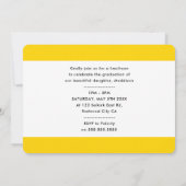 2020 AFSTUDEERDER PARTY modern geletterd overlay g Bedankkaart (Achterkant)