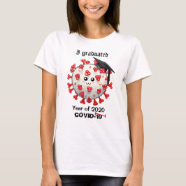 2020 afstuderen Coronavirus COVID-19 afstuderen T-shirt
