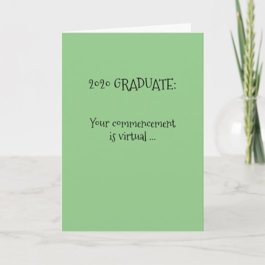 2020 Afstuderen gefeliciteerd Kaart (Voorkant)