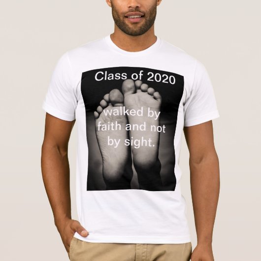 2020 afstuderen, zwart wit, quarantaine, shirt, t-shirt (Voorkant)