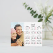 2020 Agenda Uw Foto Briefkaart (Staand voorkant)
