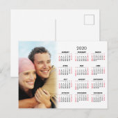 2020 Agenda Uw Foto Briefkaart (Voorkant / Achterkant)