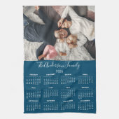 2020 Agenda Uw Foto Familienaam Theedoek (Verticaal)