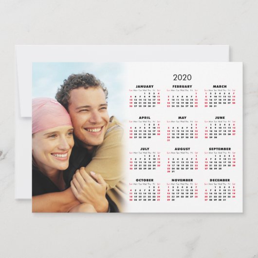 2020 Agenda Uw Foto Kaart (Voorkant)