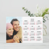 2020 Agenda Uw Foto Kaart (Staand voorkant)