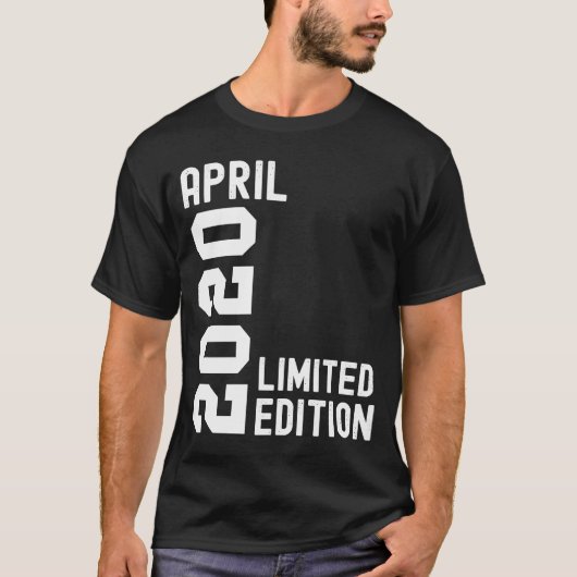 2020 April Happy Birthday Party T-shirt (Voorkant)