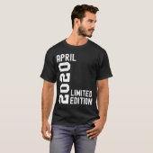 2020 April Happy Birthday Party T-shirt (Voorkant volledig)