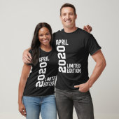 2020 April Happy Birthday Party T-shirt (Unisex)