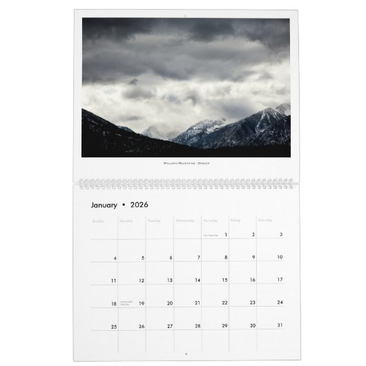 2020 Art van Scott Landscape Calendar Kalender (Jan 2026)