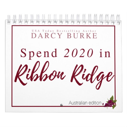 2020 AUS Darcy Burke Tijdelijk Romance Agenda Kalender (Hoes)