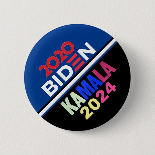 2020 Biden/Kamala 2024 Ronde Button 5,7 Cm (Voorkant)
