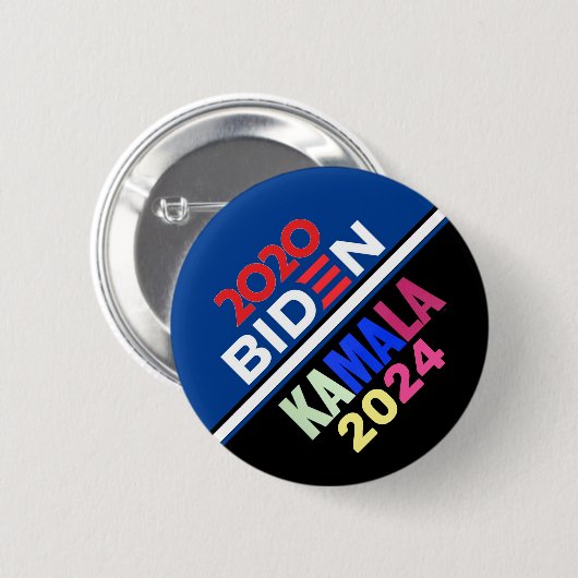 2020 Biden/Kamala 2024 Ronde Button 5,7 Cm (Voorkant /achterkant)