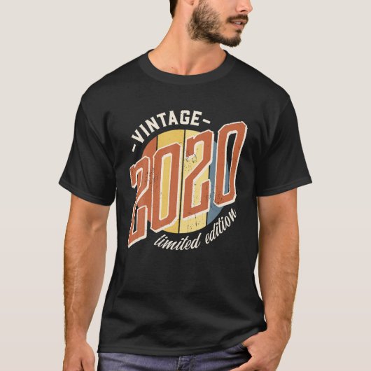  2020 Birth Year Limited Edition 2 Years Ol T-shirt (Voorkant)