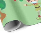 2020 Blijf veilig Schattige Kerstmasker Cadeaupapier (Rol Hoek)