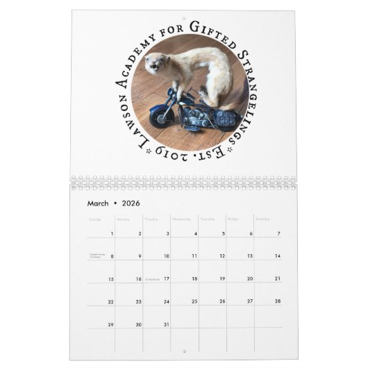 2020 Bloggess Agenda...neem 11.000 Kalender (Mar 2026)