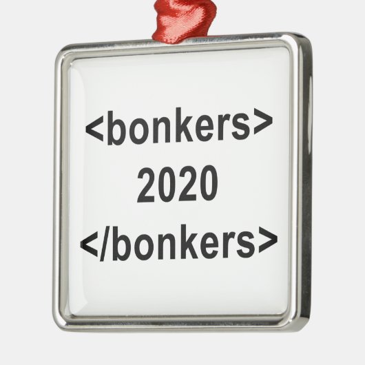 2020 Bonkers Metalen Ornament (Links)