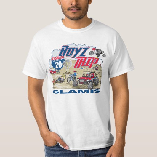 2020 Boyz Trip Cheap T-shirt (alleen voorzijde) (Voorkant)