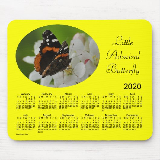 2020 Butterfly Agenda van Janz Muismat (Voorkant)