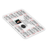 2020 Calendar Business Logo Foto's Easy Custom Magneet (Rechterzijde)