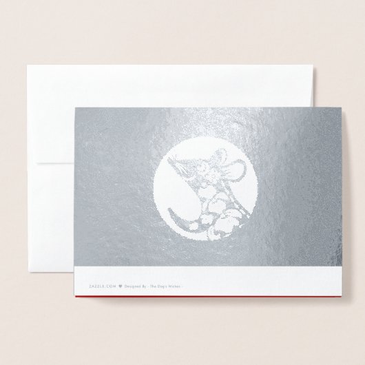 2020 Chinees Wenskaart van het jaar Luxe 2020 Folie Kaarten (Met envelop)