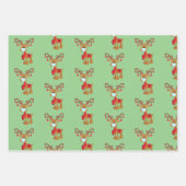 2020 Covid Christmas Face masker Santa Snowman Inpakpapier Vel (Voorkant 2)