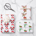 2020 Covid Christmas Face masker Santa Snowman Inpakpapier Vel<br><div class="desc">Dit ontwerp werd gecreeerd door digitale kunst. Het kan worden gepersonaliseerd door de aanpassingsoptie te kiezen. Neem contact met me op colorflowcreations@gmail.com als je dit ontwerp op een ander product wilt gebruiken. Koop mijn oorspronkelijke abstracte acrylschilderij te koop op www.etsy.com/shop/colorflowart. Zie meer van mijn creaties of volg me op www.facebook.com/colorflowcreations,...</div>