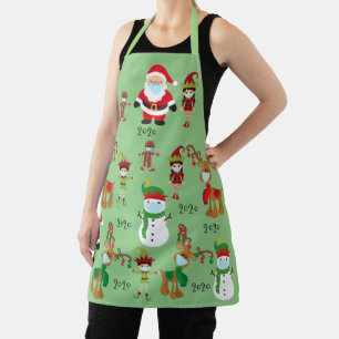 2020 Covid Kerstman Kerstcadeau Schort